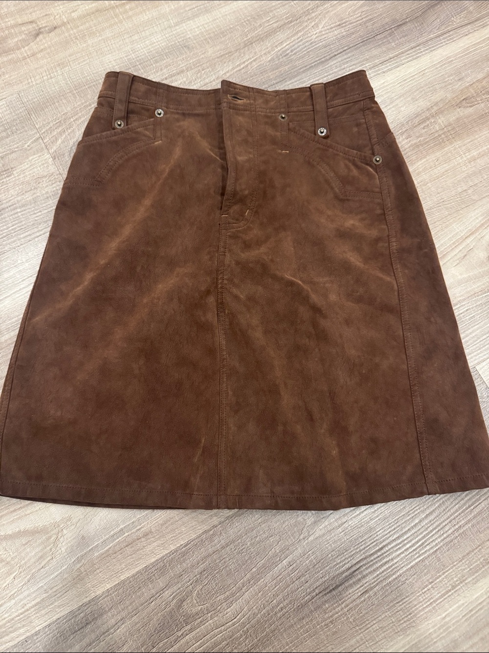 Free People Suede Skirt